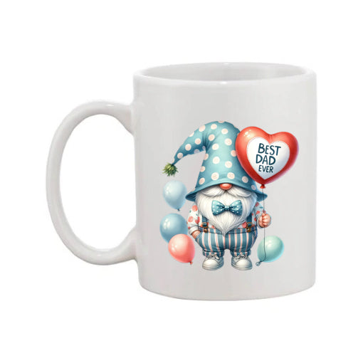 Mug - 11oz - Fathers Day - 'Best Ever Dad' Gnome