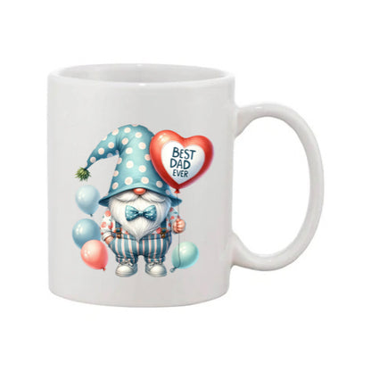 Mug - 11oz - Fathers Day - 'Best Ever Dad' Gnome