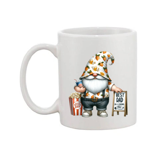 Mug - 11oz - Fathers Day - 'Best Dad in a Leading Role' Gnome