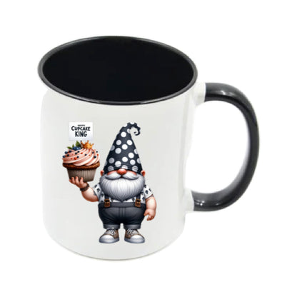 Mug - 11oz - Fathers Day - Happy Cupcake King Gnome