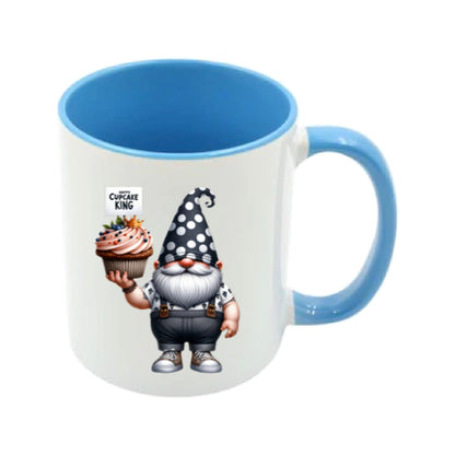 Mug - 11oz - Fathers Day - Happy Cupcake King Gnome