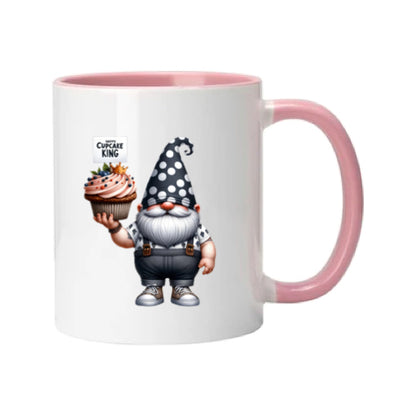 Mug - 11oz - Fathers Day - Happy Cupcake King Gnome