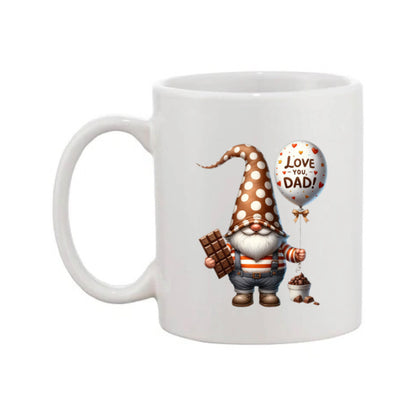 Mug - 11oz - Fathers Day - 'Love You Dad' Gnome