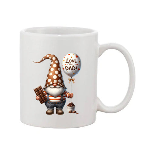Mug - 11oz - Fathers Day - 'Love You Dad' Gnome