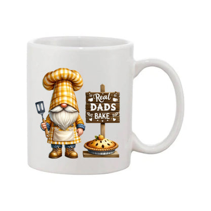 Mug - 11oz - Fathers Day - 'Real Dads Bake' Gnome