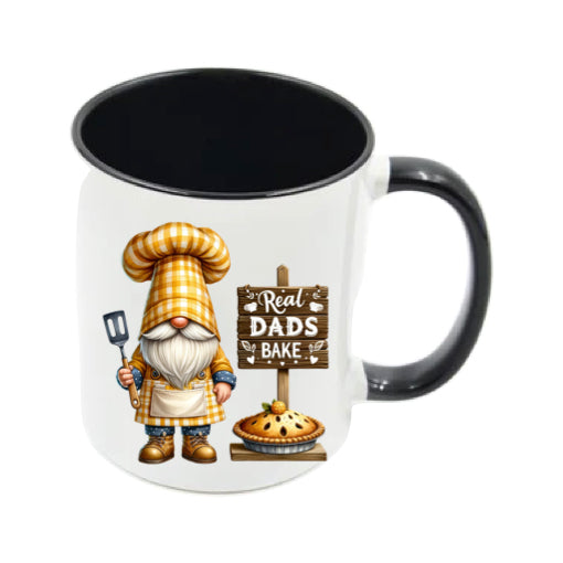 Mug - 11oz - Fathers Day - 'Real Dads Bake' Gnome