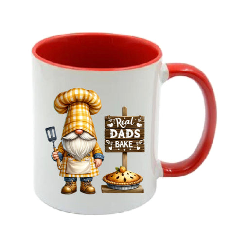 Mug - 11oz - Fathers Day - 'Real Dads Bake' Gnome