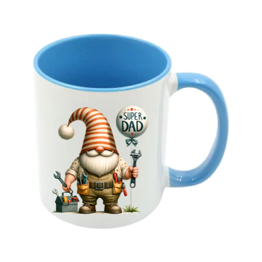 Mug - 11oz - Fathers Day - 'Super Dad' Gnome