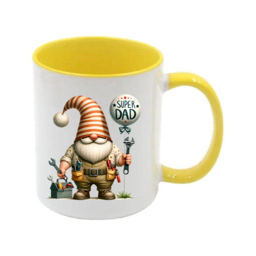 Mug - 11oz - Fathers Day - 'Super Dad' Gnome