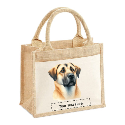 Jute Tote Bags - With 2 different images of Anatolian Shepherd dogs