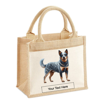 Jute Tote Bags - With 11 different images of Australian Cattle dogs
