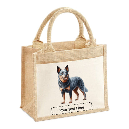 Jute Tote Bags - With 11 different images of Australian Cattle dogs