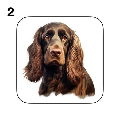 Coasters - 48x different images of Cocker Spaniel dog breed