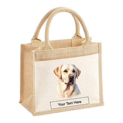 Jute Tote Bags - With 22 different Portraits of Labrador dog breed