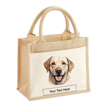 Jute Tote Bags - With 22 different Portraits of Labrador dog breed