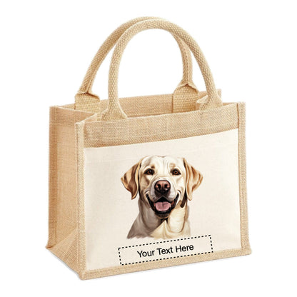 Jute Tote Bags - With 22 different Portraits of Labrador dog breed