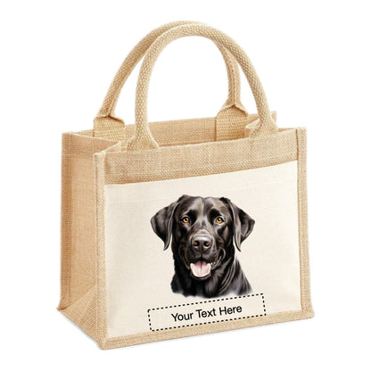 Jute Tote Bags - With 22 different Portraits of Labrador dog breed