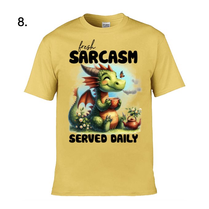 Adult - Sarcastic Sayings with Dragons - 5 images