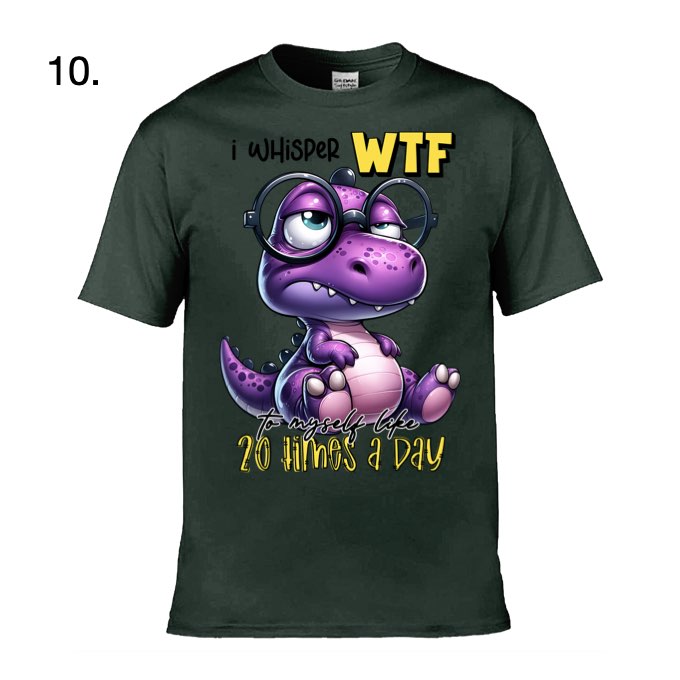 Adult - Sarcastic Sayings with Dragons - 5 images