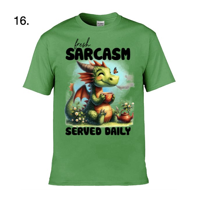 Adult - Sarcastic Sayings with Dragons - 5 images