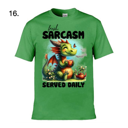 Adult - Sarcastic Sayings with Dragons - 5 images