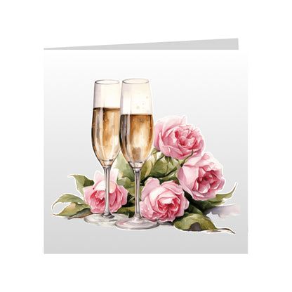 Square Greeting Cards for Engagements & Weddings