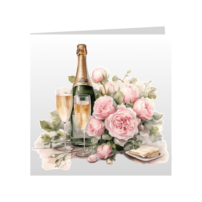 Square Greeting Cards for Engagements & Weddings