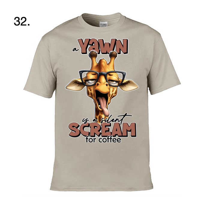 Adult - Sarcastic Sayings with Giraffes - 10  images