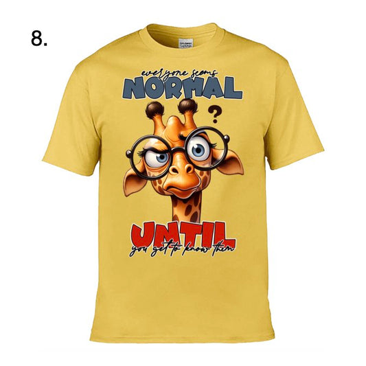 Adult - Sarcastic Sayings with Giraffes - 10  images