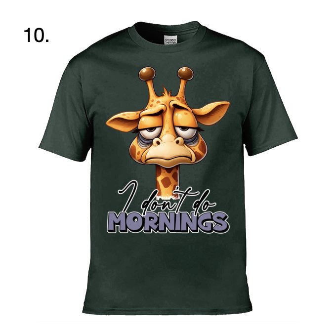 Adult - Sarcastic Sayings with Giraffes - 10  images