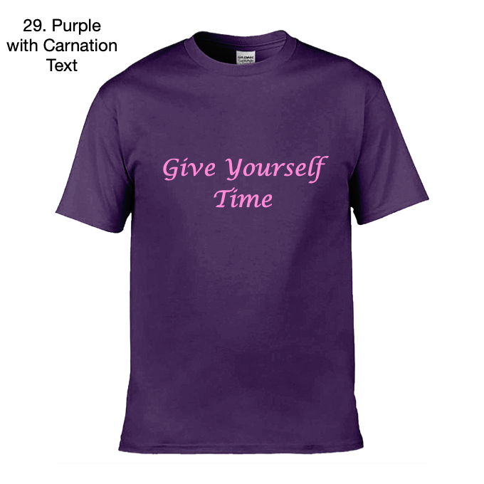 Give Yourself Time - Wellbeing Adult T-Shirt