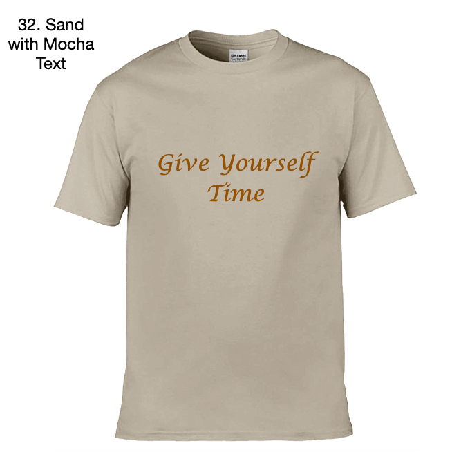 Give Yourself Time - Wellbeing Adult T-Shirt
