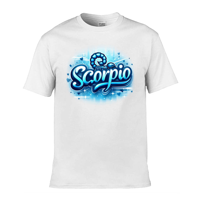 Mens T-Shirt (Gildan Softstyle 64000) - with Zodiac Sign - Scorpio 1