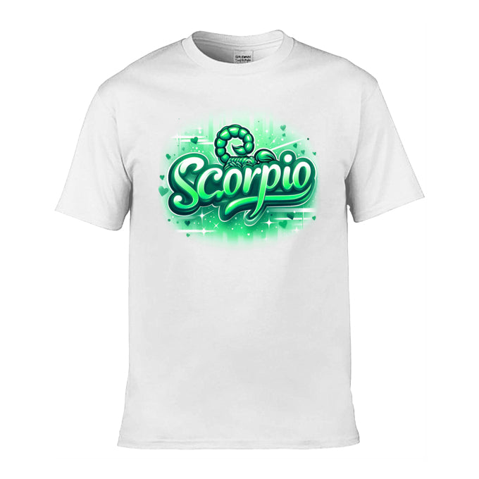 Mens T-Shirt (Gildan Softstyle 64000) - with Zodiac Sign - Scorpio 1