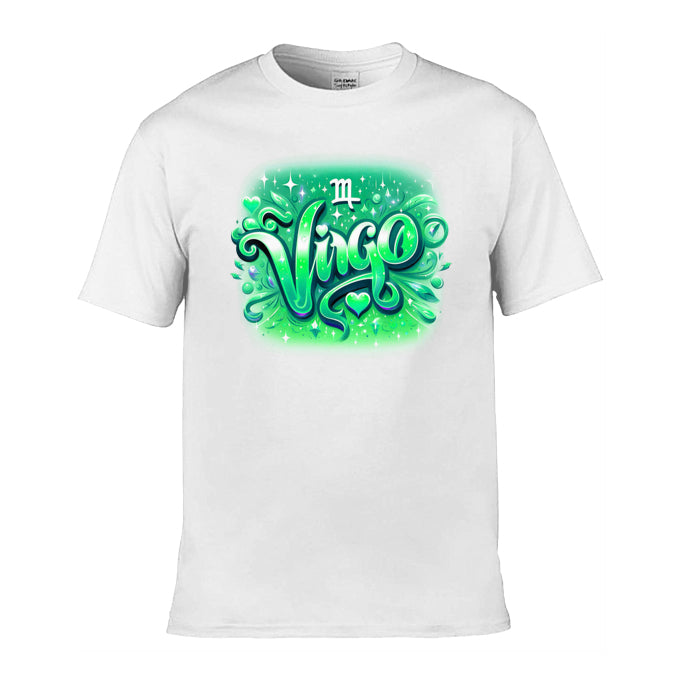 Mens T-Shirt (Gildan Softstyle 64000) - with Zodiac Sign - Virgo 1