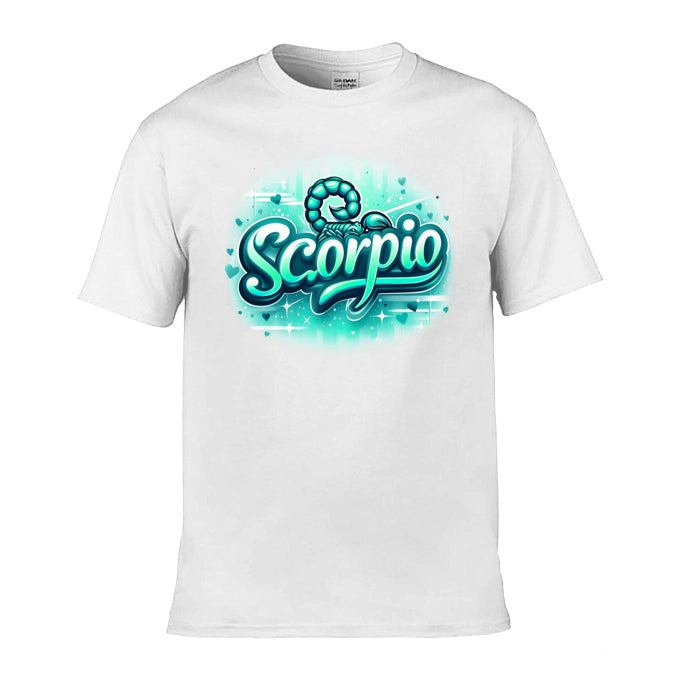 Mens T-Shirt (Gildan Softstyle 64000) - with Zodiac Sign - Scorpio 1