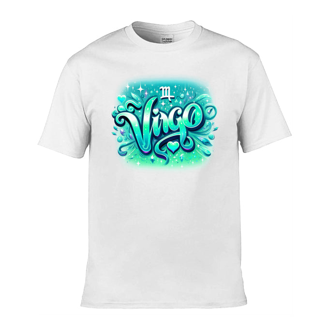 Mens T-Shirt (Gildan Softstyle 64000) - with Zodiac Sign - Virgo 1