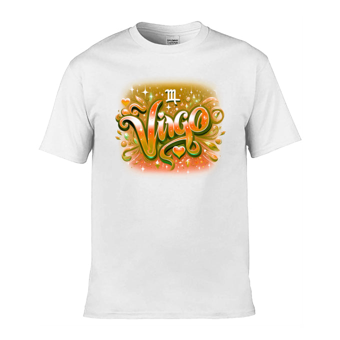 Mens T-Shirt (Gildan Softstyle 64000) - with Zodiac Sign - Virgo 1