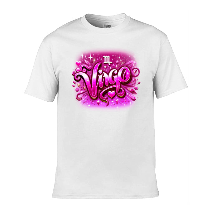 Mens T-Shirt (Gildan Softstyle 64000) - with Zodiac Sign - Virgo 1