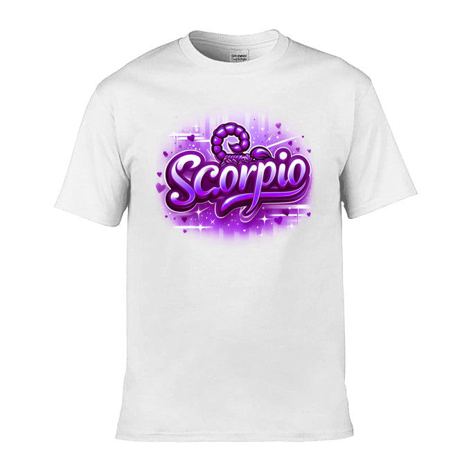 Mens T-Shirt (Gildan Softstyle 64000) - with Zodiac Sign - Scorpio 1