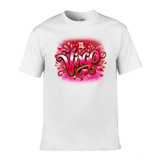 Mens T-Shirt (Gildan Softstyle 64000) - with Zodiac Sign - Virgo 1
