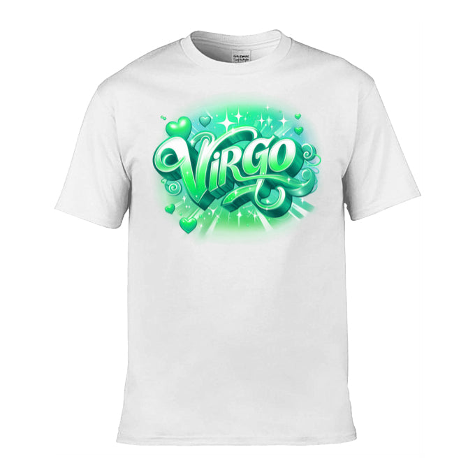 Mens T-Shirt (Gildan Softstyle 64000) - with Zodiac Sign - Virgo 2