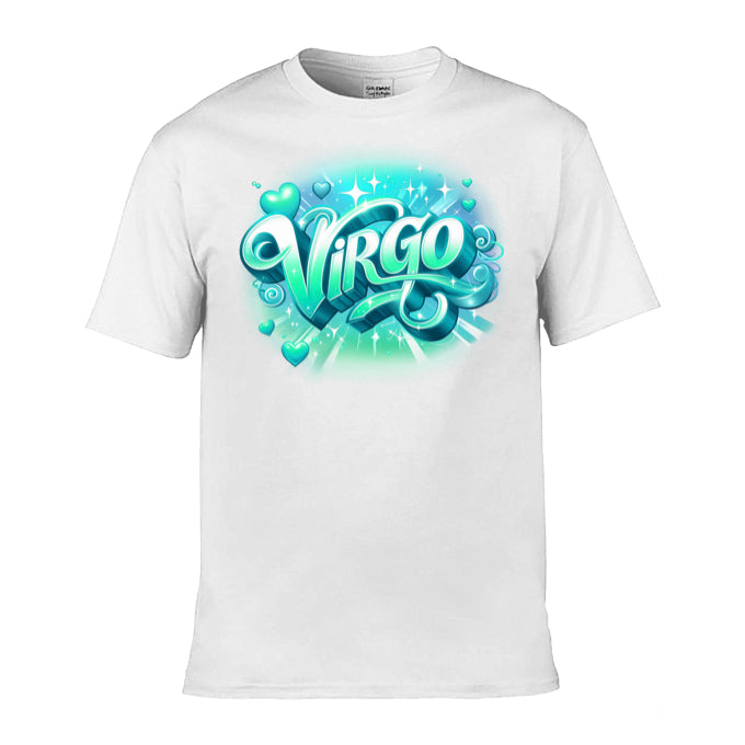 Mens T-Shirt (Gildan Softstyle 64000) - with Zodiac Sign - Virgo 2