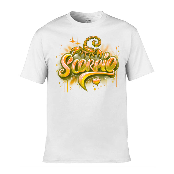 Mens T-Shirt (Gildan Softstyle 64000) - with Zodiac Sign - Scorpio 2