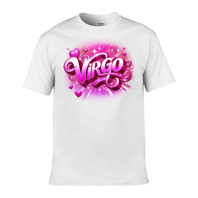 Mens T-Shirt (Gildan Softstyle 64000) - with Zodiac Sign - Virgo 2