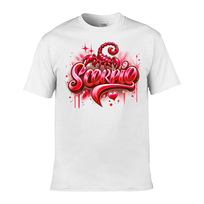Mens T-Shirt (Gildan Softstyle 64000) - with Zodiac Sign - Scorpio 2