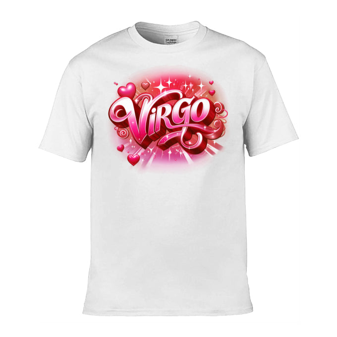 Mens T-Shirt (Gildan Softstyle 64000) - with Zodiac Sign - Virgo 2
