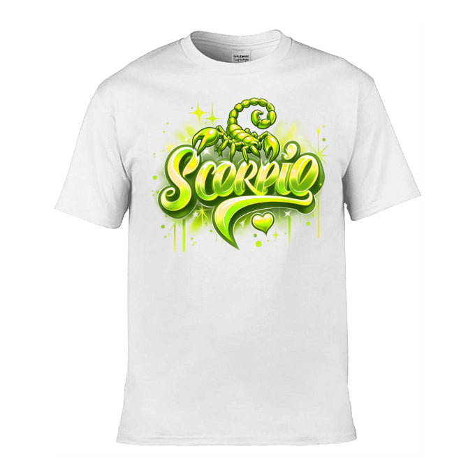 Mens T-Shirt (Gildan Softstyle 64000) - with Zodiac Sign - Scorpio 2