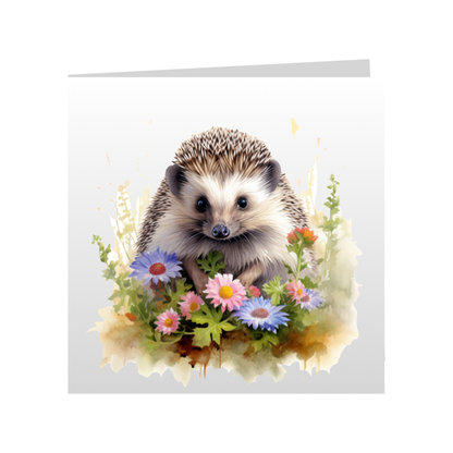 Square Greeting Cards - Hedgehogs - Group B