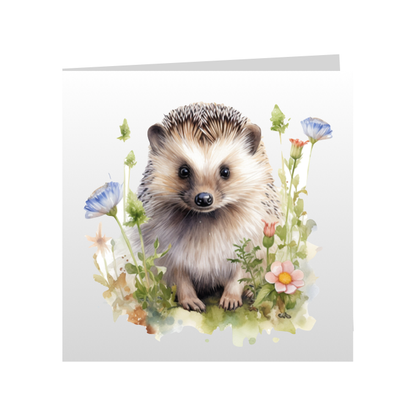 Square Greeting Cards - Hedgehogs - Group B